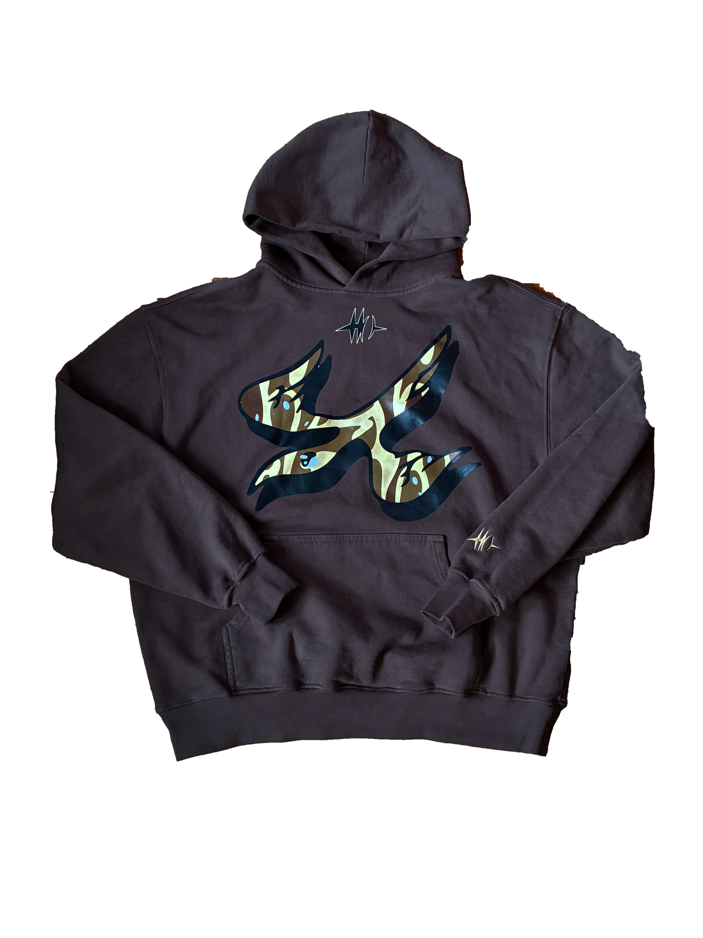 YASU Brown Camo Sigil Hoodie