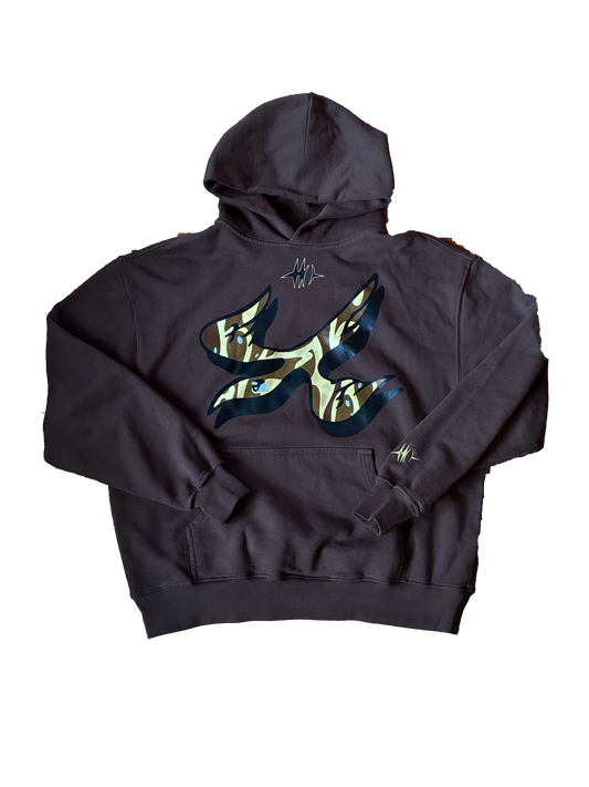YASU Brown Camo Sigil Hoodie