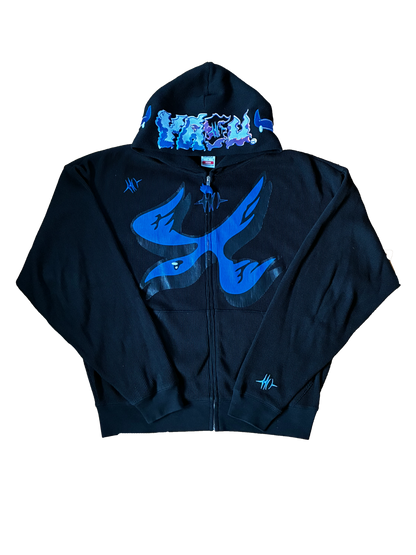 YASU Blue Sigil Thermal Hoodie