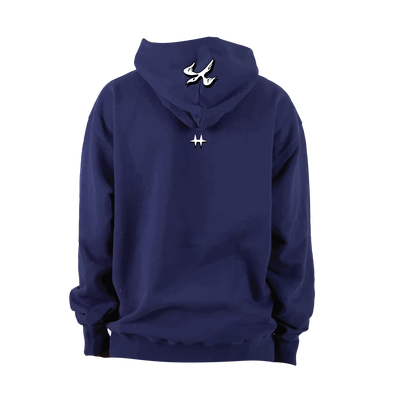 YASU Winged CrsRds Hoodie (Navy)